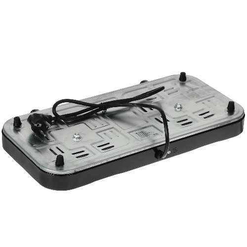 Плита настольная электрическая Blackton Bt HP206B чёрный, ТЭН, конфорки - 2, эмаль, поворотные переключатели