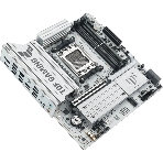 Материнская плата Asus TUF GAMING B850M-PLUS WIFI7 W, AM5, AMD B850, 4xDDR5, 4xSATA, 3xM.2, 1xPCIe 5.0 x16, 1xPCIe 3.0 x1, 1xDP, 1xHDMI, 1x2.5Gb LAN, Wi-Fi 7, Bluetooth 5.4, 1xUSB-C 20Gbps, 3xUSB-A 10Gbps, 4xUSB-A 5Gbps, 4xUSB-A 2.0, 5x3.5 мм, 7.1, mATX