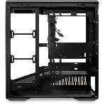 Компьютерный корпус без блока питания HSPD F711-TGbK, Panoramic Full Tower, Black, TG, 0.7 SPCC, no fans ATX, mATX, mITX 190/420/280мм 2x2.5