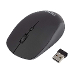 Мышь беспроводная HIPER HOMW-091 черный, 1600 dpi, радиоканал, USB, кнопки - 4