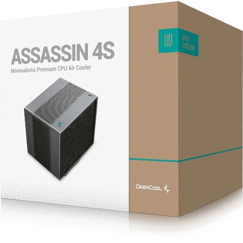 Кулер для процессора DEEPCOOL Assassin 4S черный, 140 мм, алюминий/медь, 1800 об/мин, 29.3 дБ, 4 pin, 250 Вт, 164 мм