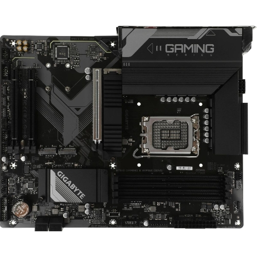 Материнская плата Gigabyte B760 GAMING X WIFI6E GEN5, LGA1700, Intel B760, 4xDDR5, 4xSATA, 3xM.2, 1xPCIe 5.0 x16, 2xPCIe 3.0 x1, 1xHDMI, 1xDP, 1x2.5Gb LAN, Wi-Fi 6E, Bluetooth 5.3, 1xUSB-C 5Gbps, 1xUSB-A 10Gbps, 1xUSB-A 5Gbps, 5xUSB-A 2.0, 6x3.5 мм, 7.1, ATX