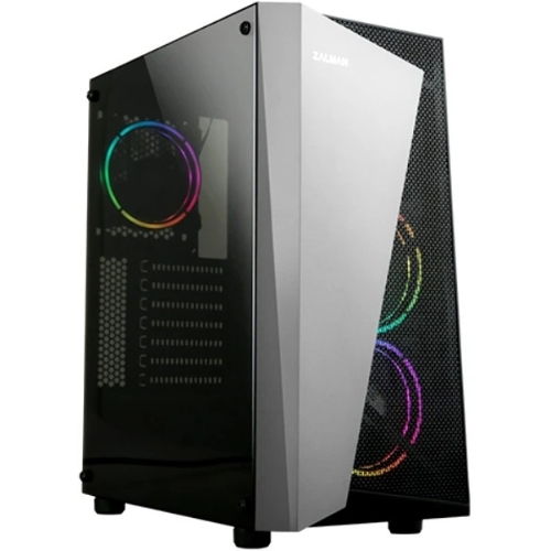 Компьютерный корпус ZALMAN S4 Plus, ATX, черный, WINDOW, 1x5.25
