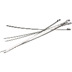 Стяжки стальные Fortisflex СКС (304) 4,6х200 74910