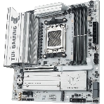 Материнская плата Asus TUF GAMING B850M-PLUS WIFI7 W, AM5, AMD B850, 4xDDR5, 4xSATA, 3xM.2, 1xPCIe 5.0 x16, 1xPCIe 3.0 x1, 1xDP, 1xHDMI, 1x2.5Gb LAN, Wi-Fi 7, Bluetooth 5.4, 1xUSB-C 20Gbps, 3xUSB-A 10Gbps, 4xUSB-A 5Gbps, 4xUSB-A 2.0, 5x3.5 мм, 7.1, mATX