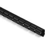 Кабельный органайзер Buro Spiral Hose 15x1500мм черный
