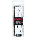 Оперативная память Kingston Fury Beast, DDR5, 32Gb (1x32GB), 5600MHz, CL36, DIMM, радиатор, RGB, белый