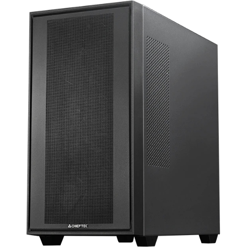 Компьютерный корпус Chieftec Night Hunter черный без БП ATX 4x140мм audio bott PSU