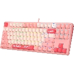 Клавиатура проводная A4Tech Bloody S87 Energy (S87 USB ENERGY PINK) USB розовый
