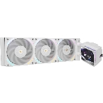 Водяное охлаждение для процессора Thermalright Hyper Vision 360 (360mm, LED, White, ARGB/Fans: 3x120mm, 69CFM, 27dBA, 2150RPM/Pump height 68mm, 6400RPM, Rad thickness 27mm/S: 1700, 1200, 1851, 115X, 2011, 2066, AM5, AM4)