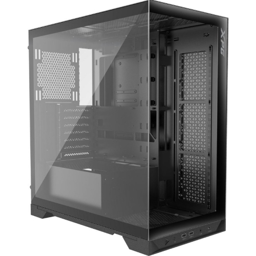 Компьютерный корпус XPG INVADER X черный (INVADERXMTWOF-BKCWW) Mid-Tower, Micro-ATX, Mini-ITX, Standard-ATX, USB 3.2 Gen2 Type-A, USB 3.2 Gen2 Type-C