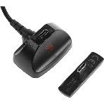 Гарнитура Bloody MR590 Sports Red белый/чёрный, беспроводная + проводная, Bluetooth, до 35 ч