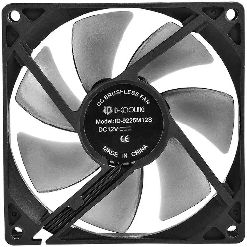 Вентилятор для корпуса ID-Cooling NO-9225-SD черный, 92 мм, 1500 об/мин, 29 дБ, 3 pin