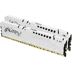 Оперативная память Kingston Fury Beast, DDR5, 32Gb (2x16Gb), 5600MHz, CL40, DIMM, с радиатором, белый