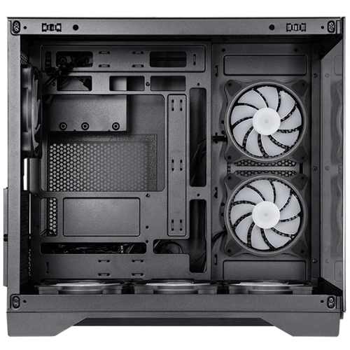 Компьютерный корпус Chieftec Visio черный без БП ATX 2x80мм 4x120мм 2x140мм 1xUSB 2.0 2xUSB 3.0 audio bott PSU
