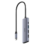 USB-концентратор CUDY UH405, USB Type-C, HDMI, USB, адаптер/ USB Type-C