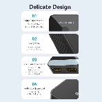 Переключатель - разветвитель Vention HDMI v2.0 4K двунаправленный 2x1/1x2