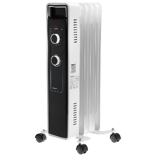 Обогреватель масляный Centek CT-6221-5 (5 секций) белый, 400/600/1000 Вт, 12,5 м2, 3 режима, термостат