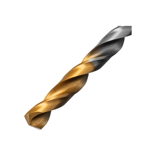 Сверло спиральное по металлу Denzel 6 x 93мм, Р6М5, Golden Tip