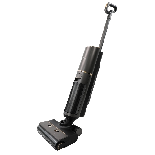Пылесос вертикальный BQ VCA1006W Aqua Pro серый, питание от аккумулятора, 90 Вт, уборка суxая/влажная, пылесборник 0.75 л