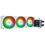 Водяное охлаждение для процессора Water Cooling System Thermalright Frozen Warframe 360 Ultra White Argb (360мм, White, ARGb/Fans: 3x120мм, 70.84CFM, 29.8dBA, 2000RPM/Pump height 60мм, 23dBA, 3000RPM, Rad thickness 27mm/S: 1200, 1700, 1851, 2011, 2066, 115X, AM5, AM4)