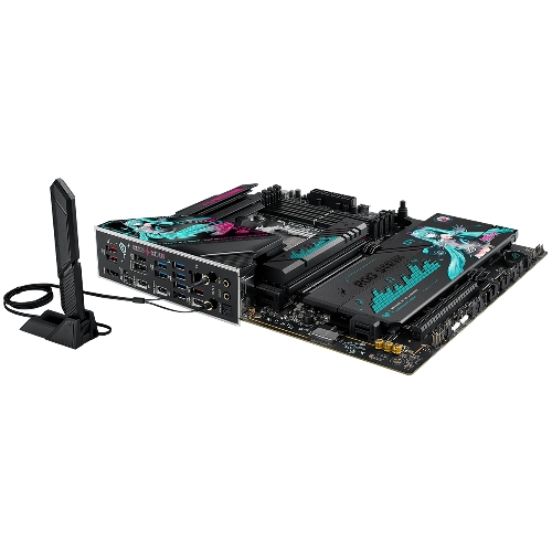 Материнская плата ASUS ROG STRIX X870E-H GAMING MIKU AM5 ATX 4xDDR5 2xPCIEx16 4xM.2 3xUSB-C HDMI 5GLAN Wi-Fi 7 