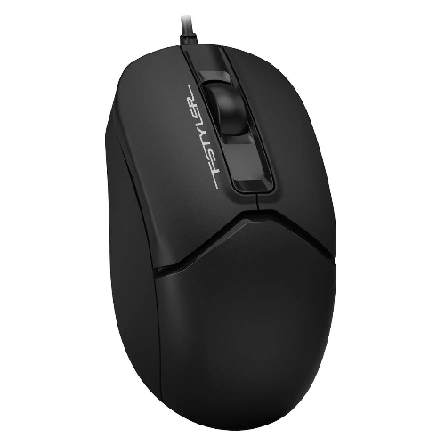 Мышь проводная A4Tech Fstyler FM12 черный, 1200 dpi, USB, кнопки - 3