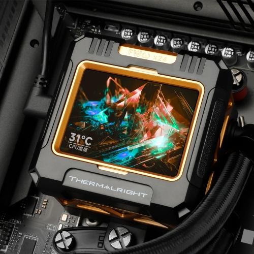 Водяное охлаждение для процессора Thermalright Frozen Warframe 420 ARGB (420мм, LED, Black, ARGB/Fans: 3x140мм, 88.7CFM, 29.8dBA, 1750RPM/Pump height 60мм, 23dBA, 3000RPM, Rad thickness 27мм/S: 1851, 1700, 1200, 115X, 2011, 2066, AM5, AM4)