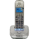 Телефон Panasonic KX-TG2511RUN (платиновый) АОН, Caller ID,спикерфон на трубке,переход в Эко режим одним нажатием