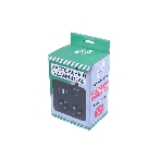 Бытовой удлинитель PowerCube, 2 р с/з вык.,3USB, 3500 Вт, 16А, 1.9 м, 3x1,0 черный квадрат PC-1B-2M