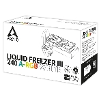 Жидкостная система охлаждения Arctic Liquid Freezer III 240 A-RGb белый, 120 мм, алюминий, 2800 об/мин, 25 дБ, 4 pin, 250 Вт