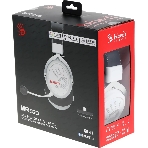 Гарнитура Bloody MR590 Sports Red белый/чёрный, беспроводная + проводная, Bluetooth, до 35 ч