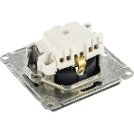 Механизм розетки 1-м СП AtlasDesign 16А IP20 с заземл. грифель