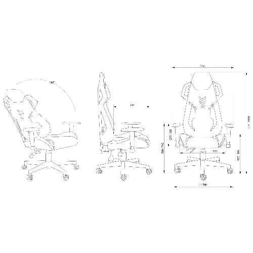 Кресло игровое Cactus CS-CHR-090BLR черный/красный, сиденье черный/красный, эко.кожа/сетка, крестовина пластик, пластик черный