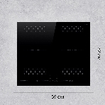 Индукционная варочная панель Zigmund & Shtain CI 62.6 B черный
