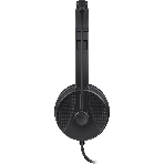 Гарнитура проводная Defender Tune 160 (черный, провод 1.8 м)