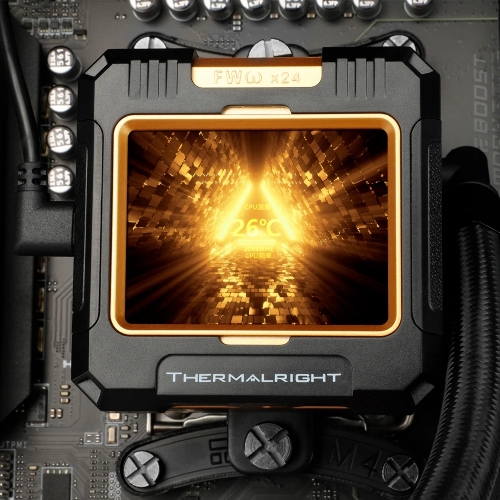 Водяное охлаждение для процессора Thermalright Frozen Warframe 420 ARGB (420мм, LED, Black, ARGB/Fans: 3x140мм, 88.7CFM, 29.8dBA, 1750RPM/Pump height 60мм, 23dBA, 3000RPM, Rad thickness 27мм/S: 1851, 1700, 1200, 115X, 2011, 2066, AM5, AM4)
