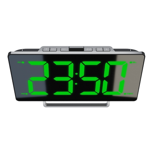 Радиочасы Soundmax SM-1561U (черный с зеленым)