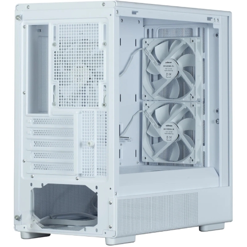 Компьютерный корпус Zalman P10 NAMU, MATX, белый, WINDOW, FRONT COVER WALNUT, 2x3.5