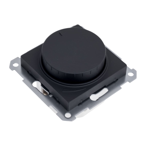 Светорегулятор (диммер) SE AtlasDesign карбон, повор-нажим, LED, RC, 400 Вт, мех.