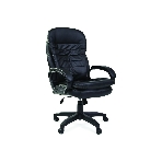 Кресло Chairman 795 LT черный, экокожа, 120 кг, механизм качания