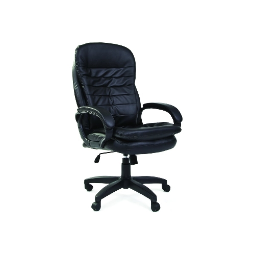 Кресло Chairman 795 LT черный, экокожа, 120 кг, механизм качания