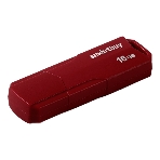 Флешка USB SmartBuy CLUE Burgundy (SB16GbCLU-BG), 16Gb, USB 2.0, R/W 20/10, красный