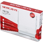 Роутер Mercusys 300Mbps Multi-Mode Wireless N Router, 2× Fixed External Antennas, 2× 10/100 Mbps LAN Ports, 1× 10/100 Mbps WAN Port, FEATURE: Access Point Mode, WPS/Reset Button, IPTV, IPv6, Beamforming, MU-MIMO, Parental Controls, Guest Network