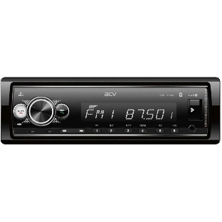 Автомагнитола ACV AVS-946BW, 1 DIN, Bluetooth, USB Type-A, AUX