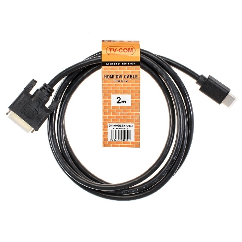 Кабель HDMI to DVI-D (19M -25M) 2м, TV-COM LCG135E-2M