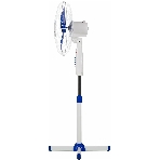 Вентилятор Oasis VF-40PWB белый/синий, напольный, 40 Вт, 3 скорости, 35 см