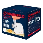 Мясорубка электрическая Maunfeld MF-232WR красный, 1340 Вт, 1.3 кг/мин, реверс, насадки - 4