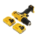Дрель-шуруповерт DeWalt DCD710D2-QW, 10,8 В, 2 Ач, 24 Нм, щеточный