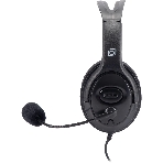 Гарнитура Oklick HS-M400 чёрный, проводная, 3.5 мм